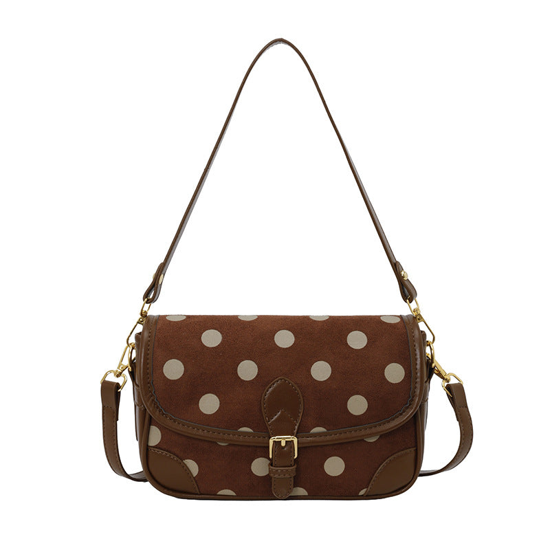 Women’s Square Crossbody Bag With Sewing Thread Detail, Single Shoulder Strap, Perfect For Autumn