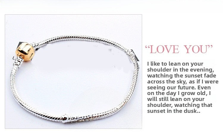 Original Design Crown Alloy Chain Featuring Electroplated Craftsmanship With Silver Beaded Chain Jewelry Accessories