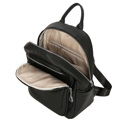 Women’s PU Sewing Thread Backpack, Wear-Resistant Design, Perfect For Summer Use