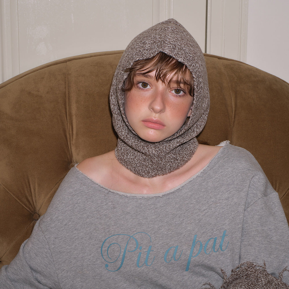Multicolor Warm Punk Women Wool Cap Brimless, Handmade With High-Quality Wol Material