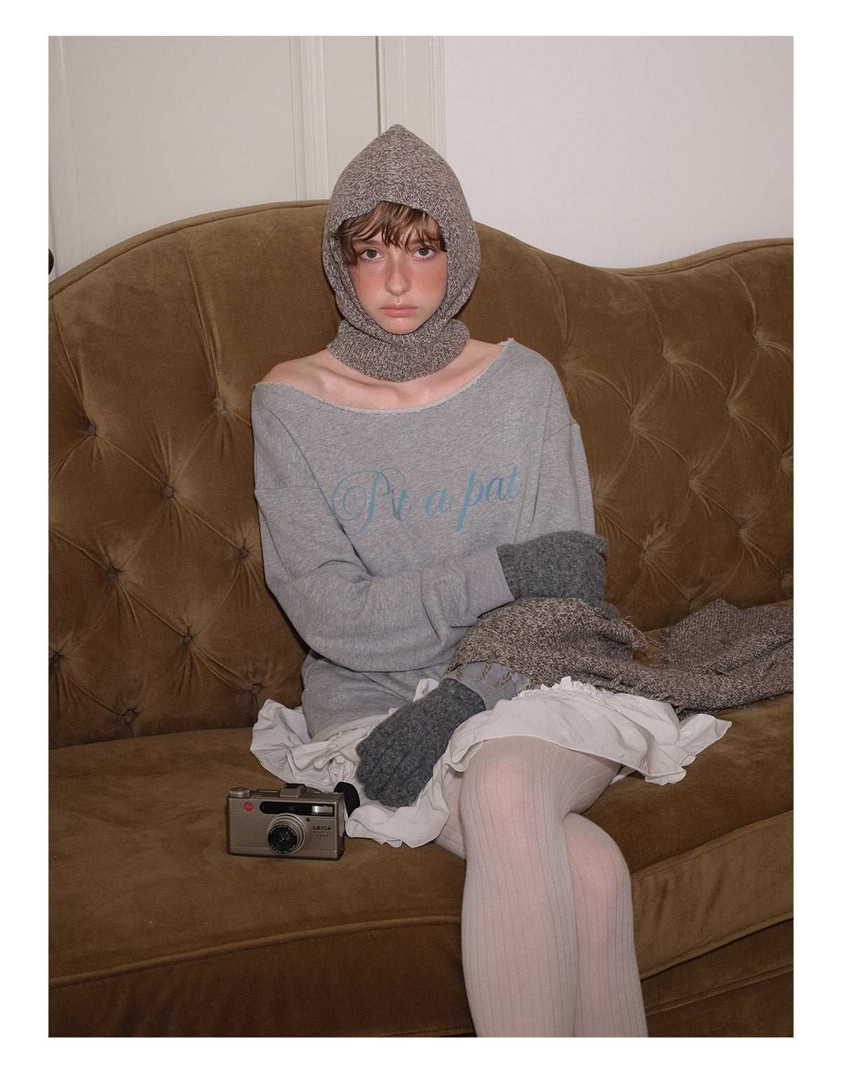 Multicolor Warm Punk Women Wool Cap Brimless, Handmade With High-Quality Wol Material