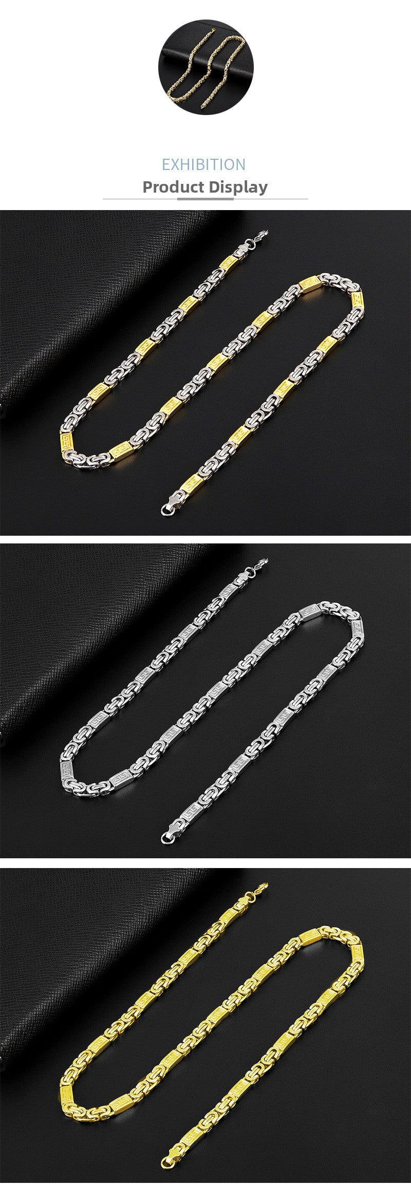 Handmade Paper Clip Necklace In Steel Color With 304 Stainless Steel Paperclip Chain, Simple Style, Unisex