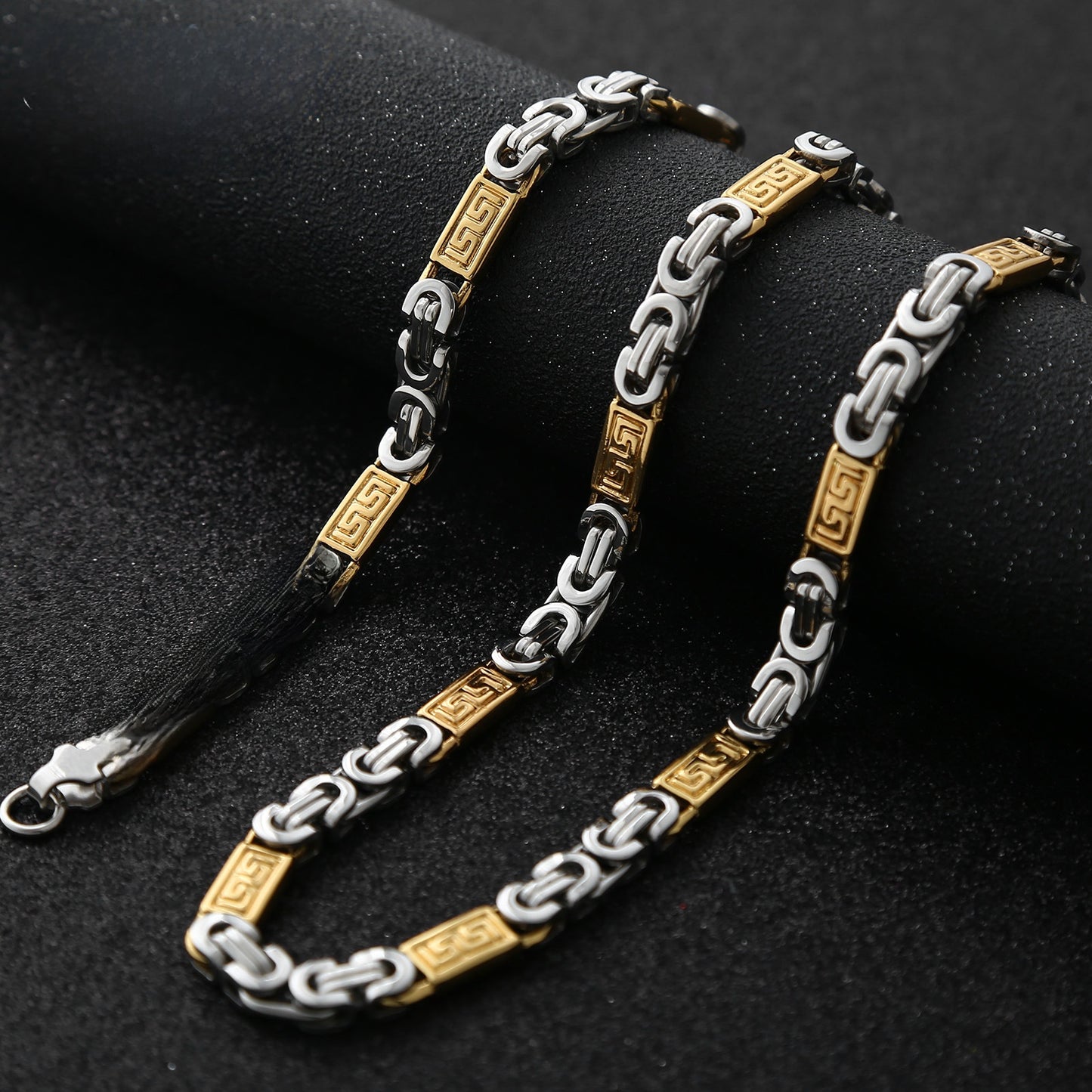 Handmade Paper Clip Necklace In Steel Color With 304 Stainless Steel Paperclip Chain, Simple Style, Unisex