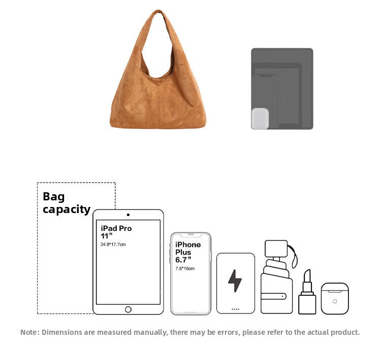 Solid Color PU Leather Bucket Underarm Bag For Women With Sewing Thread Detail, Perfect For Winter