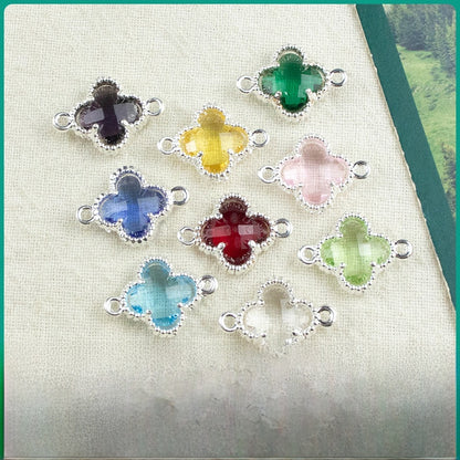 Lucky Heart Alloy Pendant Featuring Inlay Craftsmanship In Original Design Jewelry Accessories
