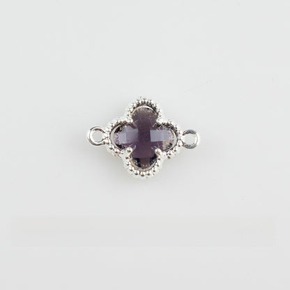 Lucky Heart Alloy Pendant Featuring Inlay Craftsmanship In Original Design Jewelry Accessories