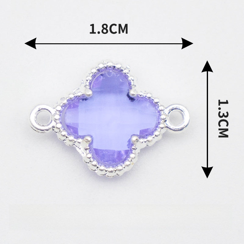 Lucky Heart Alloy Pendant Featuring Inlay Craftsmanship In Original Design Jewelry Accessories