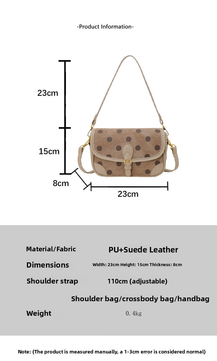 Women’s Square Crossbody Bag With Sewing Thread Detail, Single Shoulder Strap, Perfect For Autumn