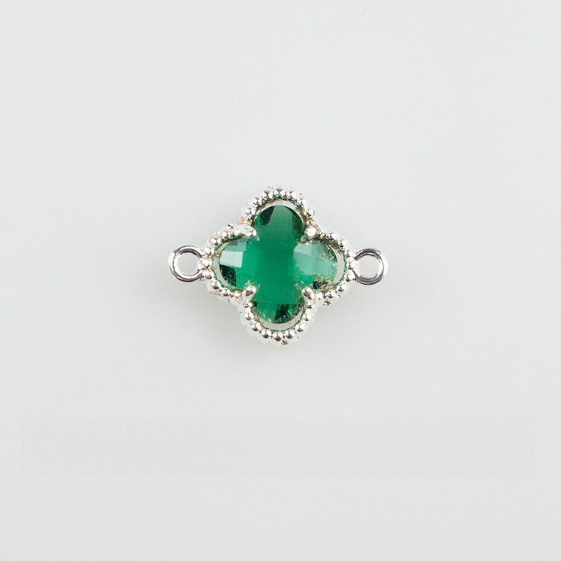 Lucky Heart Alloy Pendant Featuring Inlay Craftsmanship In Original Design Jewelry Accessories