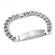 Steel-colored Bracelet 10mm Wide