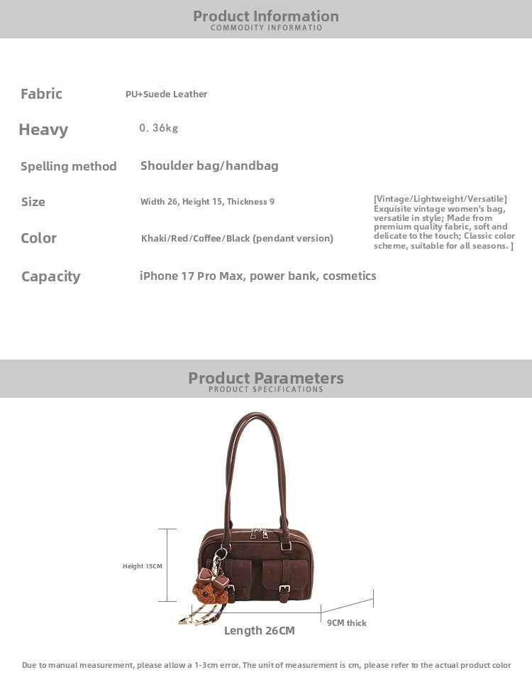 Women’s Underarm Bag In PU Leather Featuring Sewing Thread Fashion Element With Splicing And Pillow Shape, Perfect For Summer
