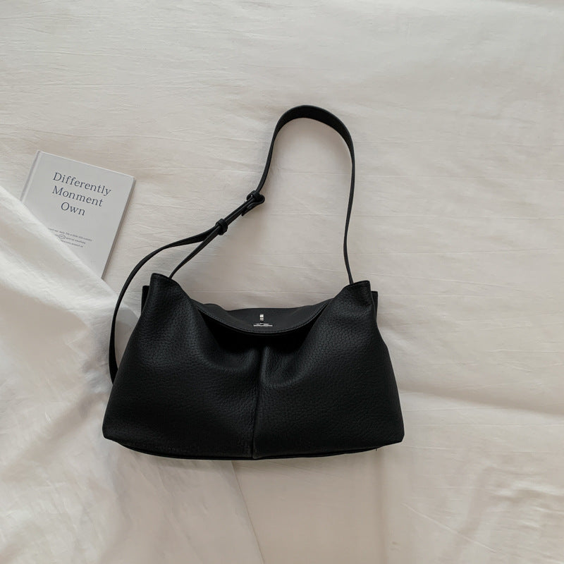 Square PU Leather Shoulder Bag For Women Featuring Sewing Thread Detail And Single Shoulder Strap, Ideal For Summer
