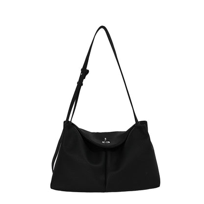 Square PU Leather Shoulder Bag For Women Featuring Sewing Thread Detail And Single Shoulder Strap, Ideal For Summer