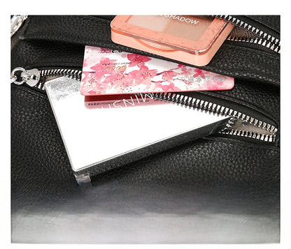Women’s PU Sewing Thread Backpack, Wear-Resistant Design, Perfect For Summer Use