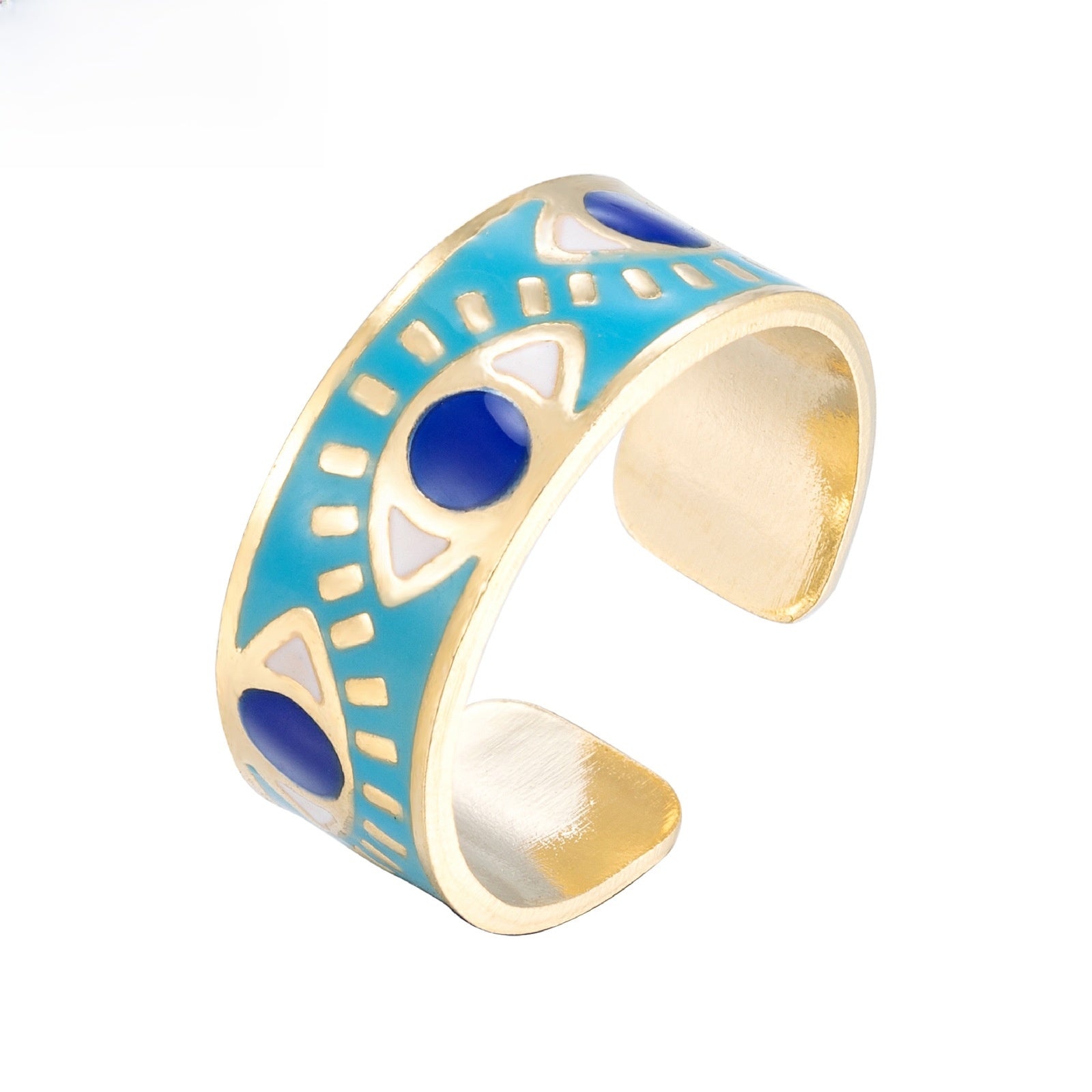 Eye Jewelry Accessory Made Of 304 Stainless Steel With Electroplated Gold Finish
