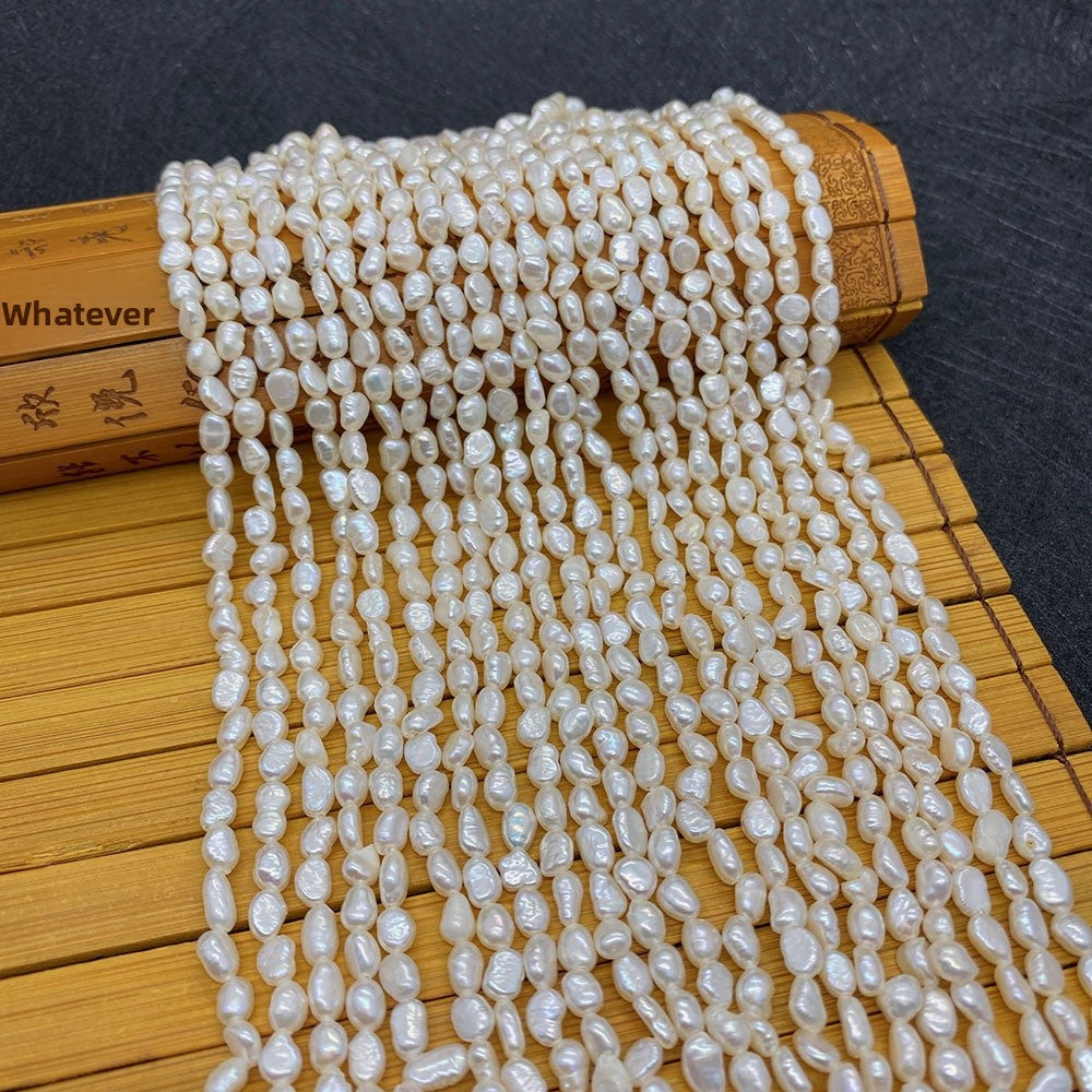 Freshwater Pearl Beads With Smooth Surface And Irregular Craft, Hole Size 4~4.9mm For Jewelry Making