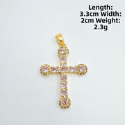Pink-Cross Pendant