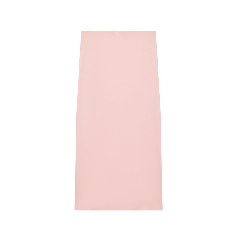 Streetwear Skirt Co-ord Set With Folds, Short Sleeve Polyester, 2 Pieces Set For Spring
