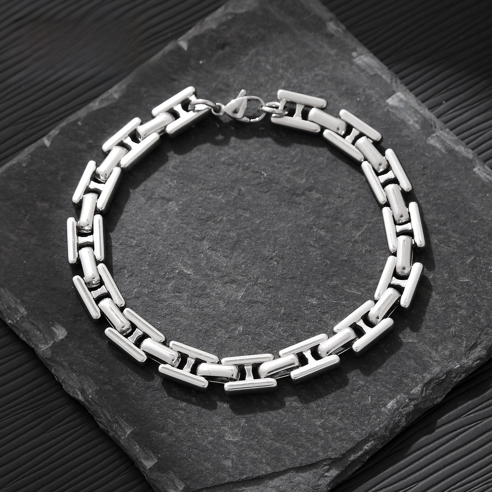 U Shape Necklace In Steel Color Featuring 304 Stainless Steel Pendant With Titanium Steel Chain And Electroplated Finish, Unisex