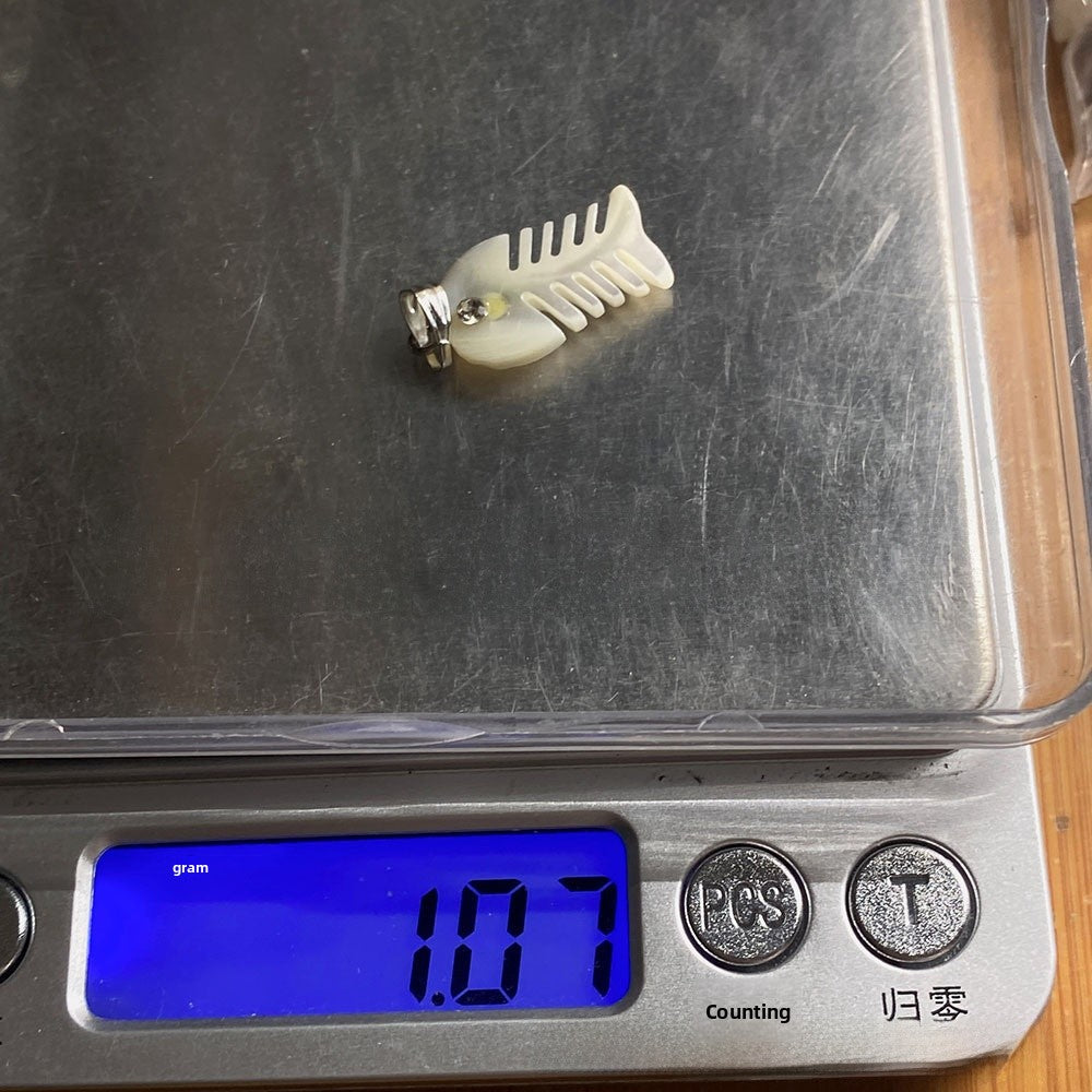 Natural Shell Pendant In Marine Style, Polished For Jewelry Making
