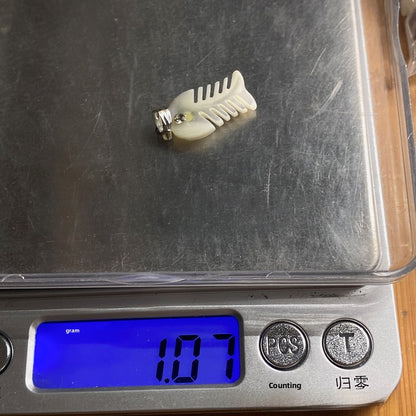 Natural Shell Pendant In Marine Style, Polished For Jewelry Making