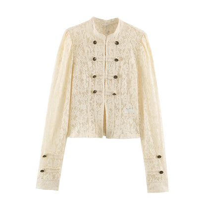 Elegant Long Sleeve Polyester Skirt Co-ord Set Coat For Autumn With Regular Sleeve
