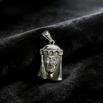 Men's Ethnic Style Quadrilateral Pendant Featuring Titanium Steel With PVD Coated Gold Plating And Artificial Pearl Inlay