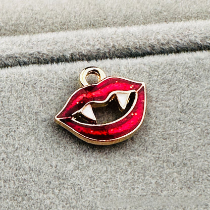 Electroplated Alloy Bat Pendant, Halloween Themed Jewelry Making Accessory