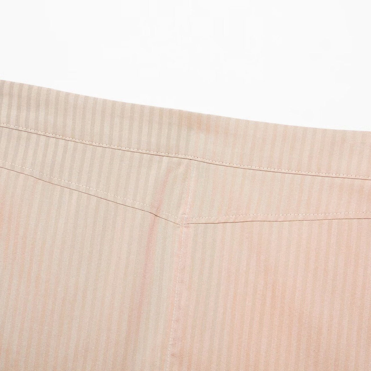 Streetwear Stripe Skirt In Polyester For Autumn Featuring Printing Craftsmanship