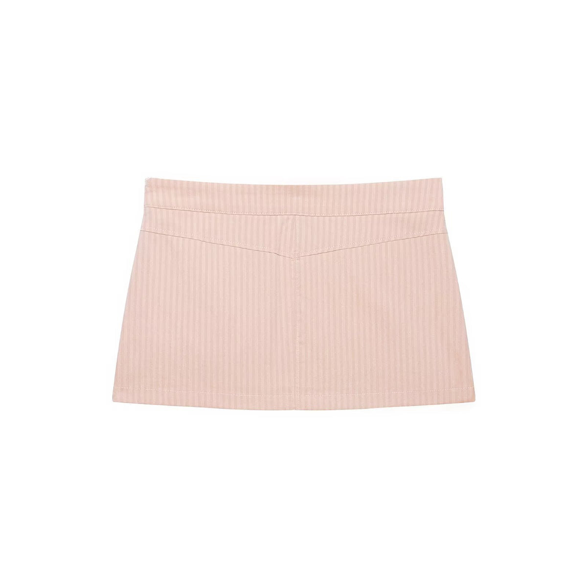 Streetwear Stripe Skirt In Polyester For Autumn Featuring Printing Craftsmanship