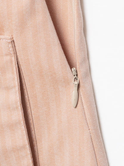 Streetwear Stripe Skirt In Polyester For Autumn Featuring Printing Craftsmanship