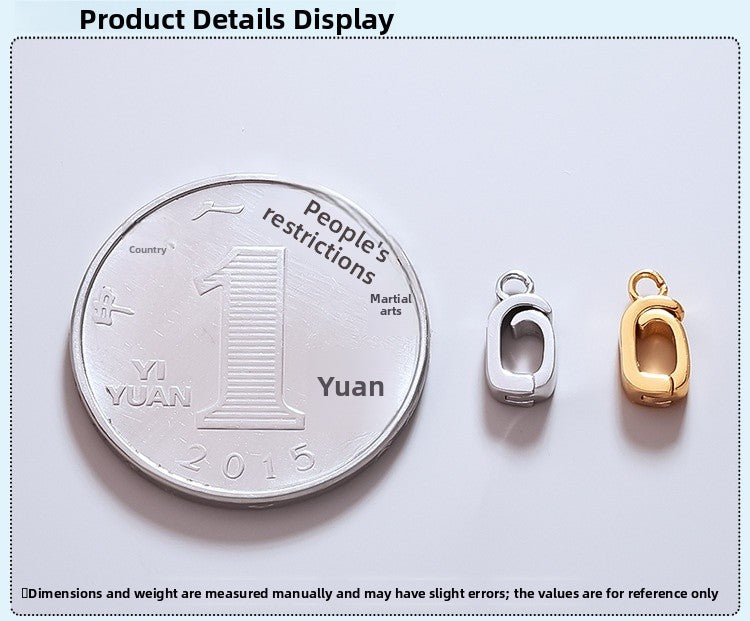 1 PCS 925 Sterling Silver Open Jump Rings Handmade Jewelry Accessories In Silver