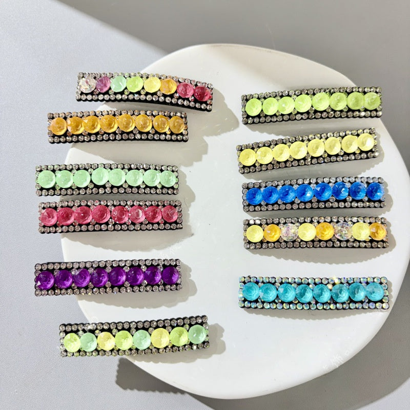 Original Design BB Clips Hairpin For Women With Rhinestones, Ideal For Spring