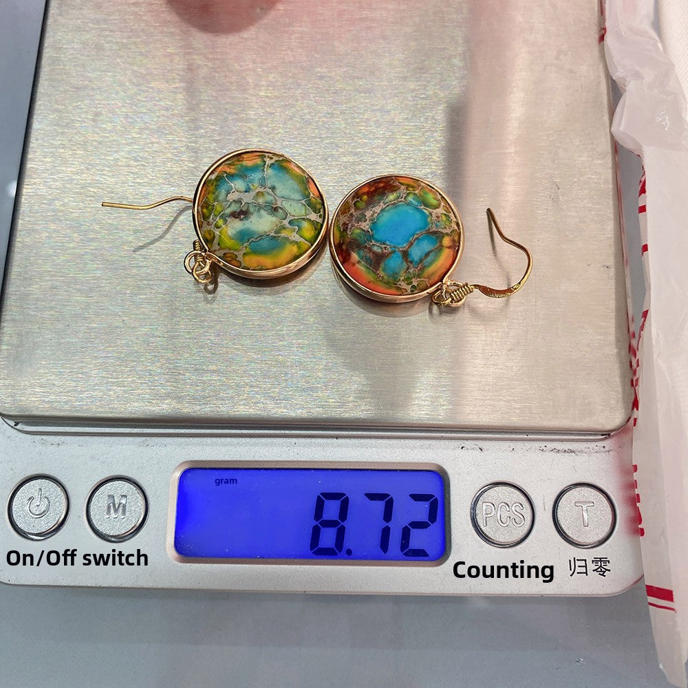 Natural Turquoise Pendant Featuring Carving Craftsmanship With Turquoise Inlay, Available In Unique Colour
