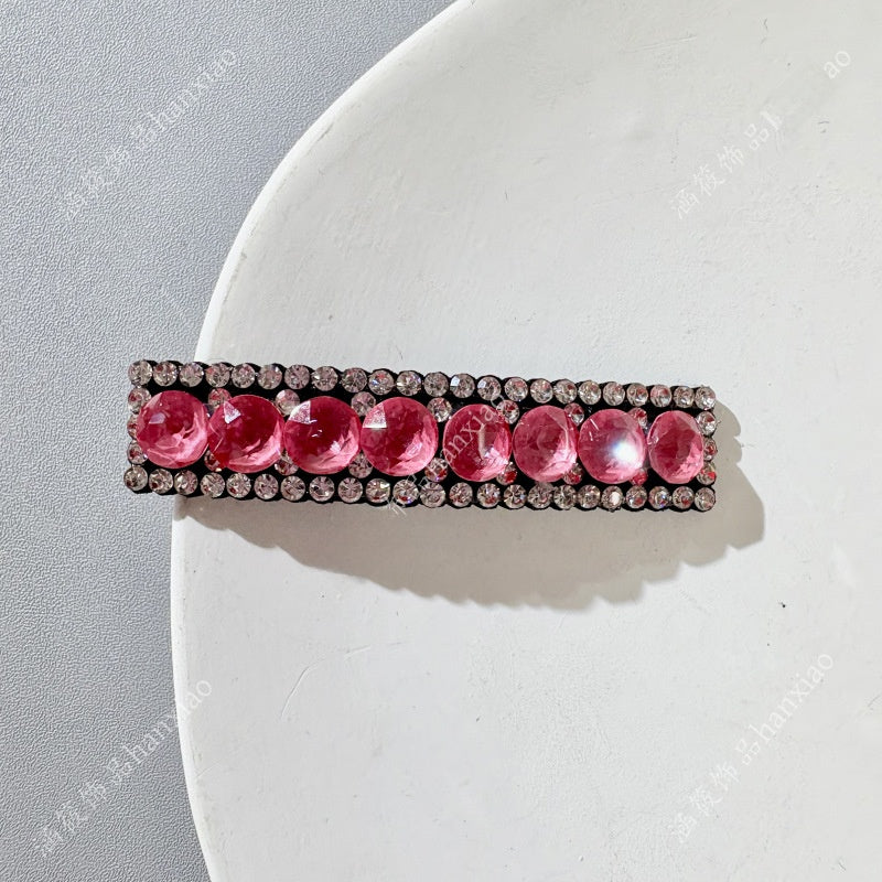 Original Design BB Clips Hairpin For Women With Rhinestones, Ideal For Spring