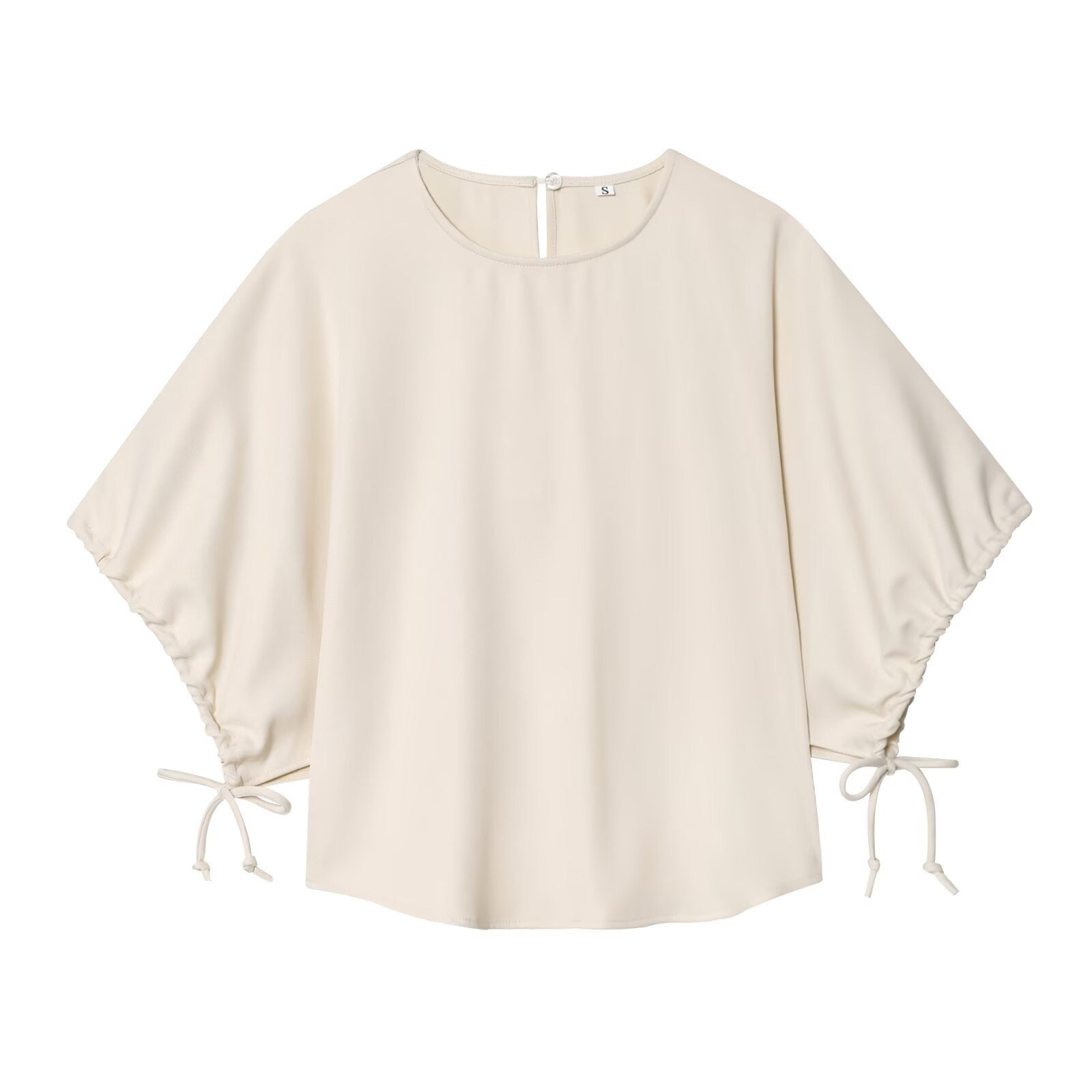 Casual Wide Leg Full Length Pants In Polyester Fabric With Puff Sleeve Detail, Inelastic For Autumn Wear