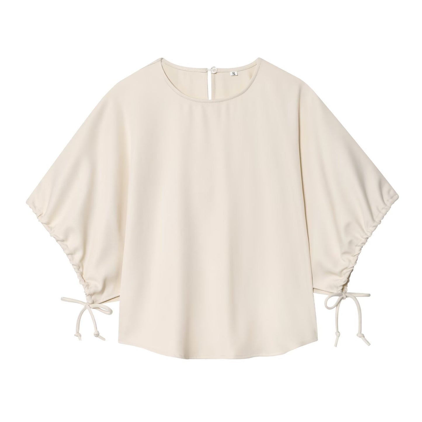 Casual Wide Leg Full Length Pants In Polyester Fabric With Puff Sleeve Detail, Inelastic For Autumn Wear