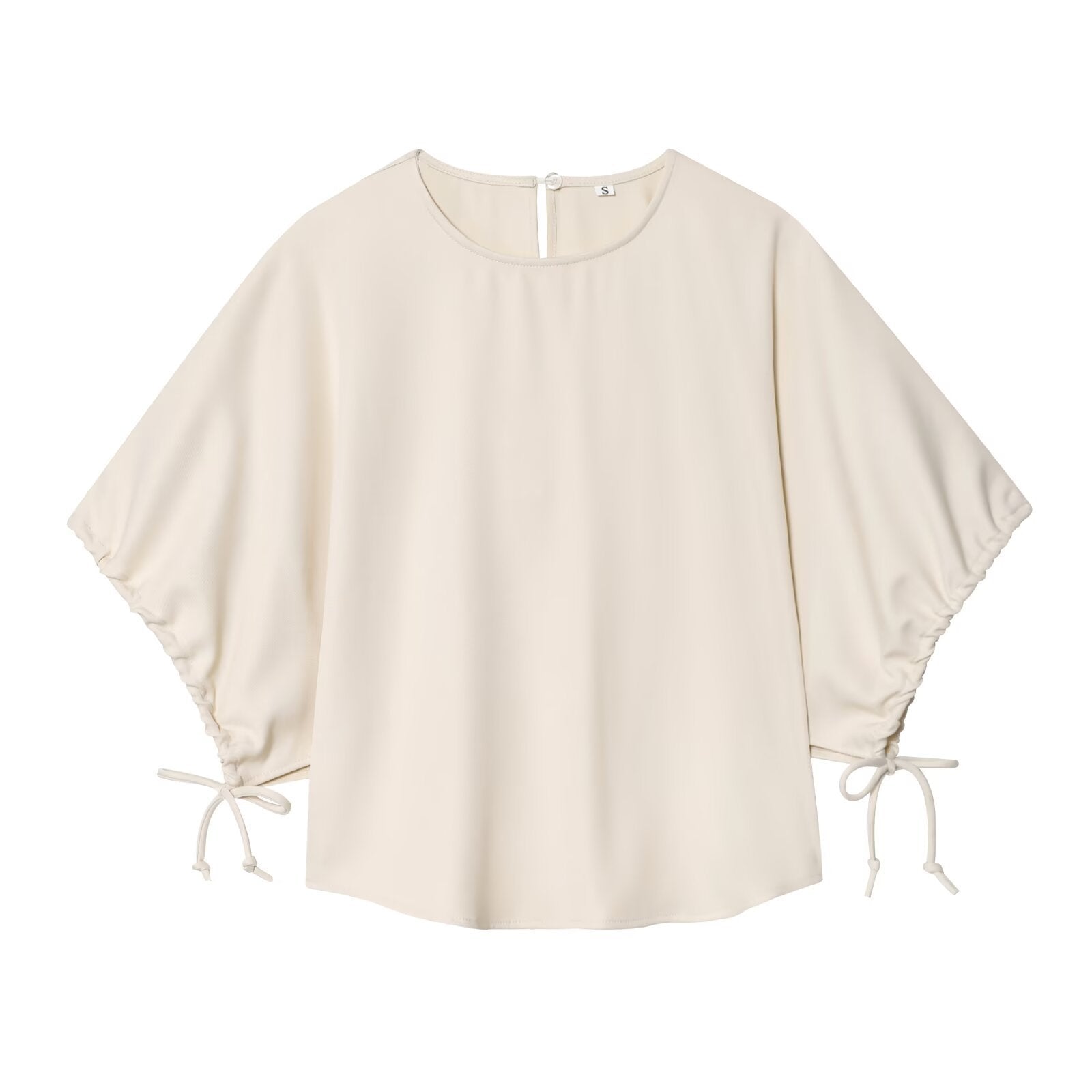 Casual Wide Leg Full Length Pants In Polyester Fabric With Puff Sleeve Detail, Inelastic For Autumn Wear