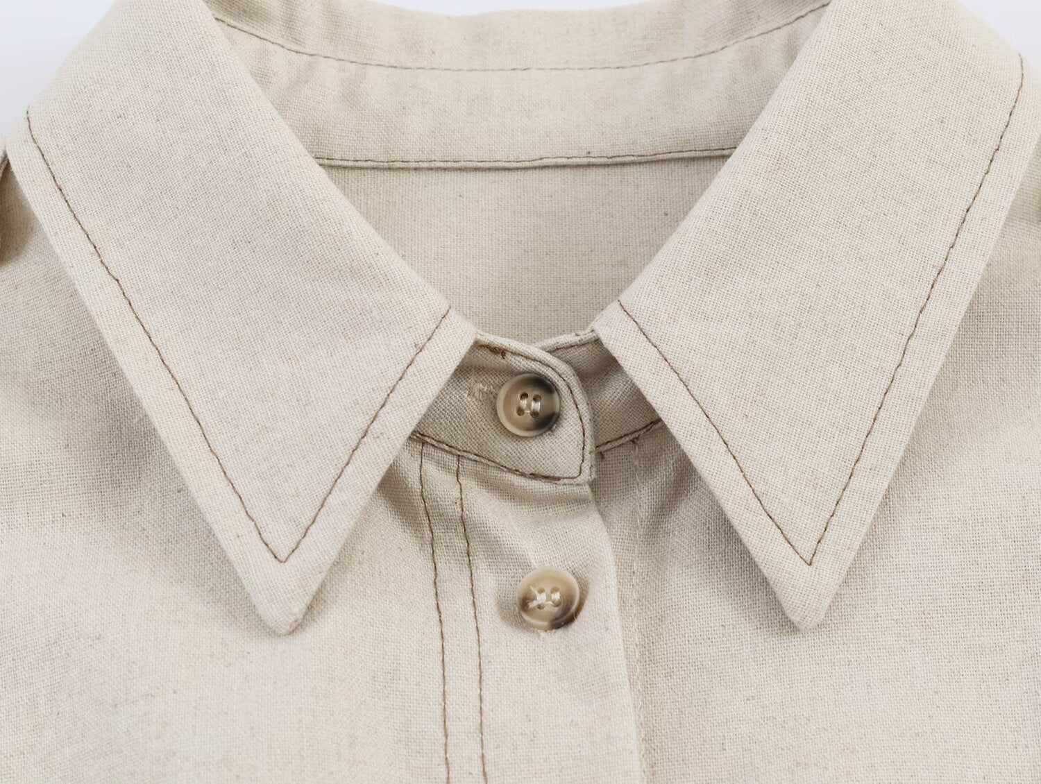 Solid Color Linen Sleeveless Casual Vest Skirt Co-ord Set For Spring