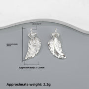 Petunia Leaves - Plain Silver Color