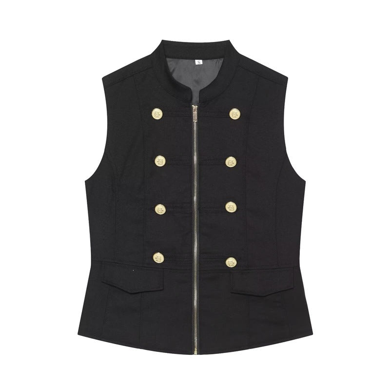 Solid Color Sleeveless Streetwear Shorts Co-ord Set In Polyester With Tie Detail, 2 Pieces Set