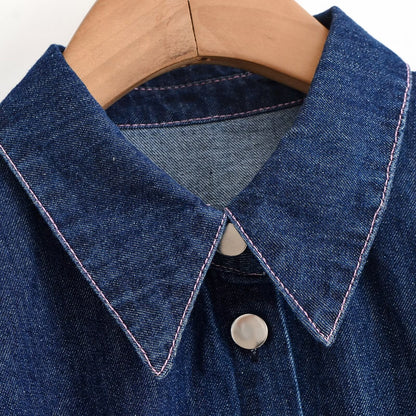 Casual Sleeveless Polyester Top With Embroidery And Lapel Collar, Available With Jeans