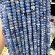 Natural Blue Aventurine Abacus Beads