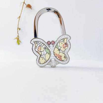 Polished Blue Butterfly Bag Pendant In Alloy, Featuring Commute Style For Christmas