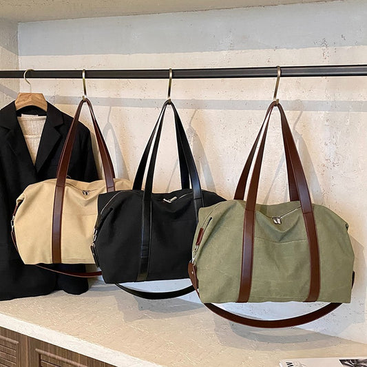 Color Block Square Polyester Handbag For Women With Top Handle, Stylish And Practical Women’s Shoulder Bag