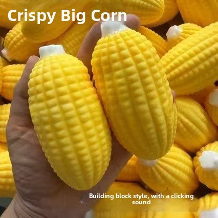 Novelty Corn Squishy Toy Made Of Soft TPR Material, Fun Prank Toy For Stress Relief And Sensory Play