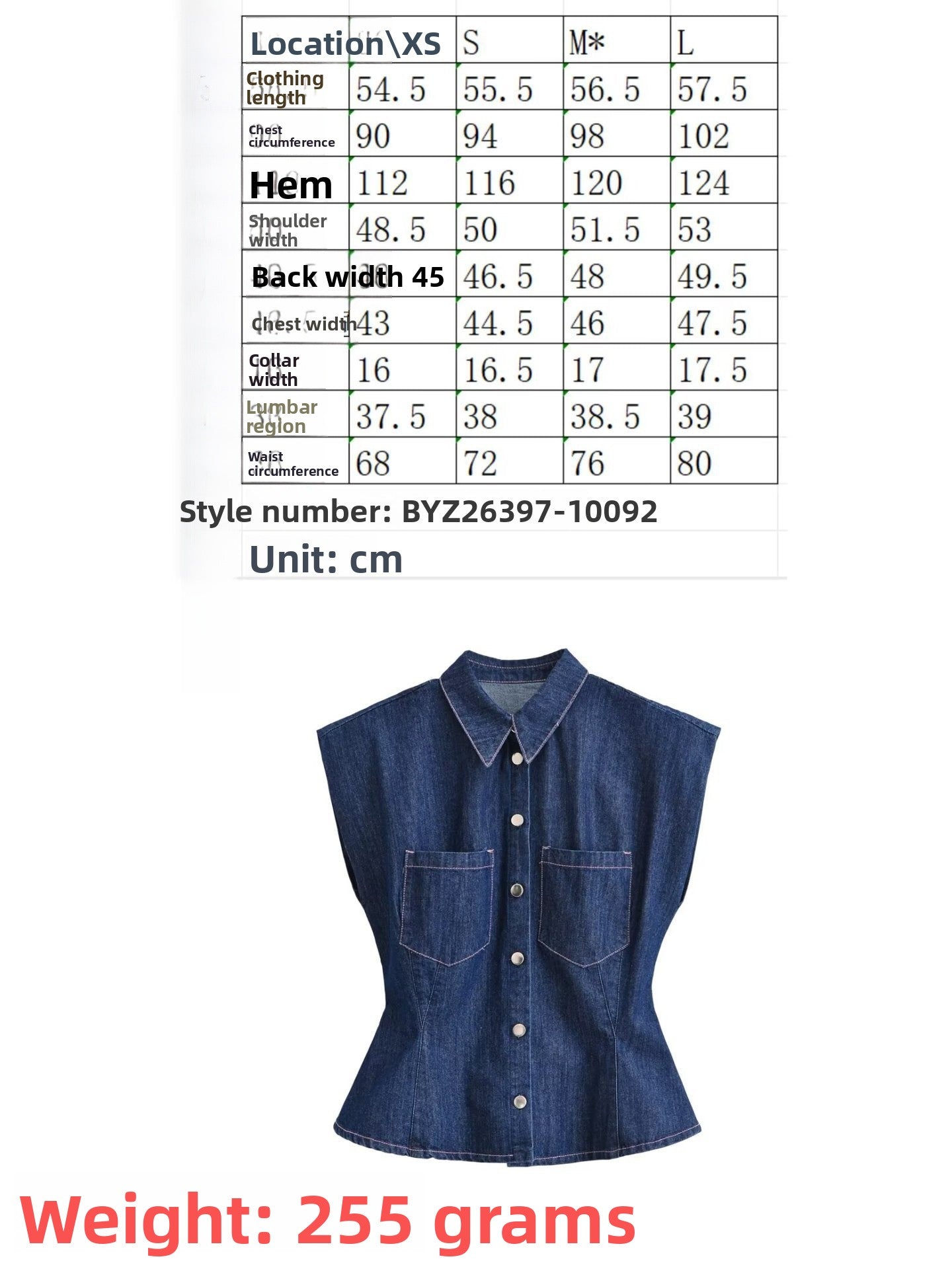 Casual Sleeveless Polyester Top With Embroidery And Lapel Collar, Available With Jeans