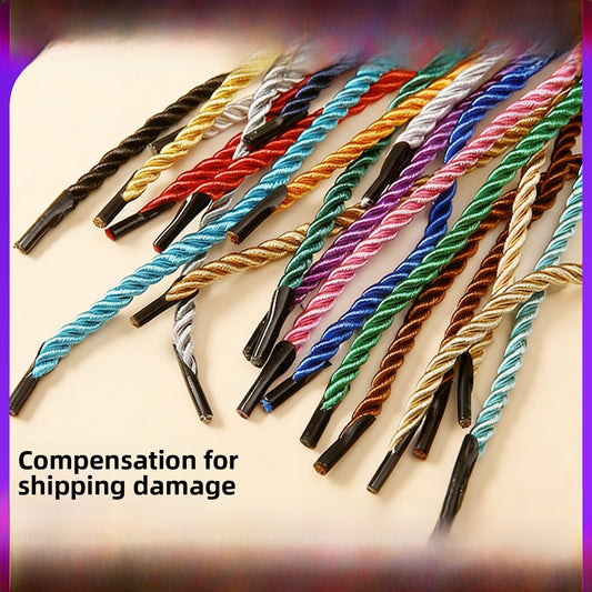 Multicolor Decorative Braided Rope In Polyester, Ideal For Event & Party Supplies