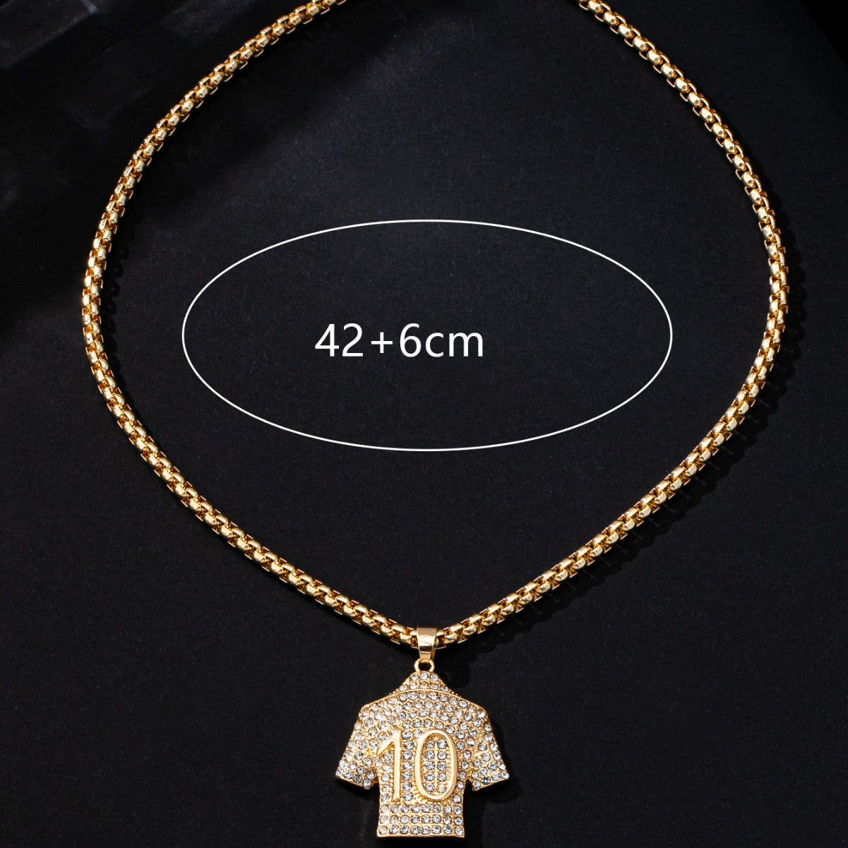 Men's Hip-Hop Basketball Necklace With Gold Bezel Setting And Rhinestones, Alloy Pendant On Twisted Rope Chain