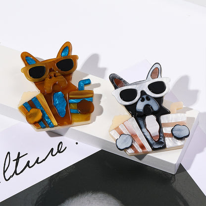Elegante Pin De Acrílico Para Perros, Ideal Como Regalo O Accesorio Con Diseño Único